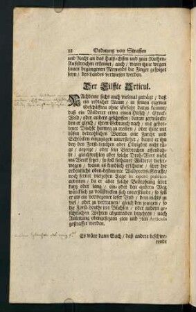 22-32, Der Eilffte Articul. - Der Siebenzehende Articul.