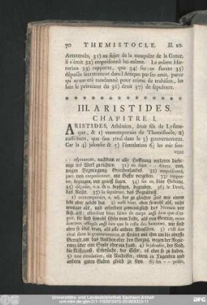 III. Aristides.