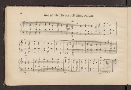 Wer nun den lieben Gott lässt walten.