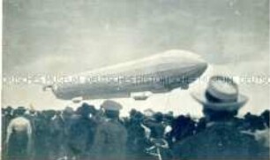 Das Unglück des Luftschiffes LZ 4 vom August 1908