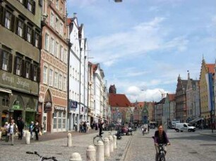 Landshut: Altstadt mit Blick zur Heiliggeistkirche