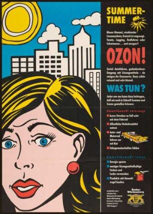 "Summertime [...] OZON! [...] Was tun? [...]" Hrsg.: Ministerium für Umwelt Baden-Württemberg