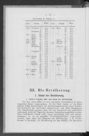 III. Die Bevölkerung.