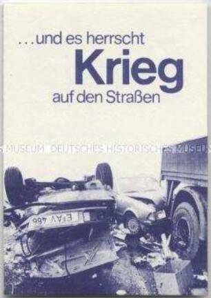 Postkarte gegen Autoverkehr