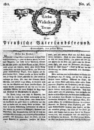 No. 26., vom 30sten März