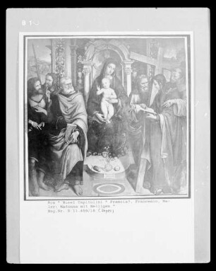 Madonna mit Heiligen