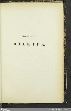 Sophokleus Elektra