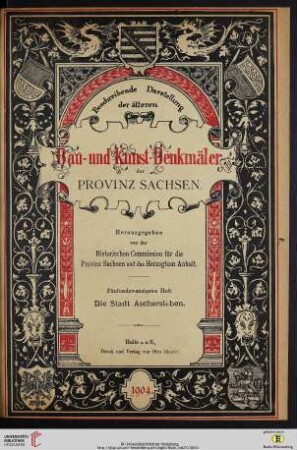 Band 25: Beschreibende Darstellung der älteren Bau- und Kunstdenkmäler der Provinz Sachsen: Beschreibende Darstellung der älteren Bau- und Kunstdenkmäler der Stadt Aschersleben