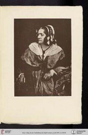 [David Octavius Hill, VI. Mrs. Jameson, halftone reproduction]