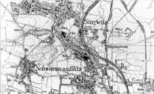 Obergurig-Singwitz. Meßtischblatt, Sekt. Bautzen, Nr. 4852
