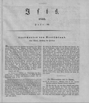Die Marcomannen und die Baiern / von C[arl] Fr[iedrich] Neumann. - München, 1840