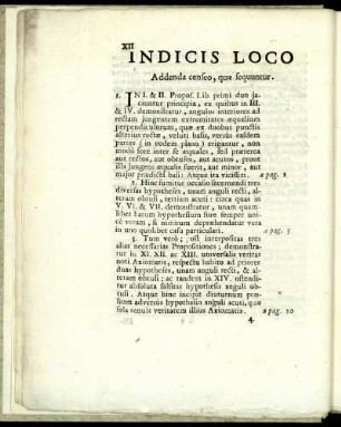 INDICIS LOCO