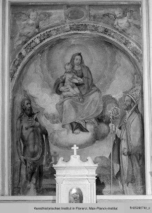 Madonna in der Glorie mit Heiligem Bartholomäus und Nikolaus von Bari
