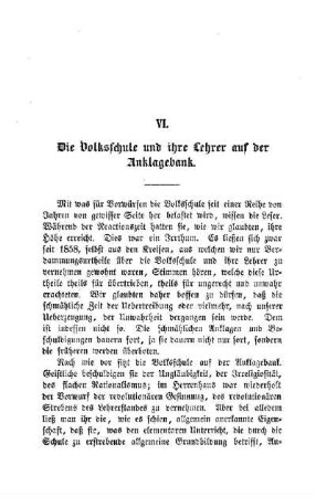 Die Volksschule und ihre Lehrer auf der Anklagebank