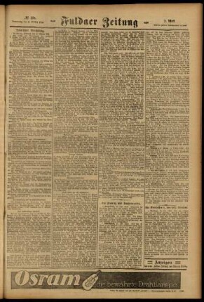 Zweite Ausgabe vom Mittwoch, den 11. Oktober 1916.