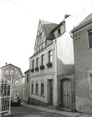 Reichenbach (Vogtland), Kolpingstraße 12. Wohnhaus (um 1905). Straßenansicht