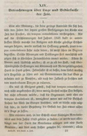 145-152 Betrachtungen über Lage und Bedürfnisse der Zeit