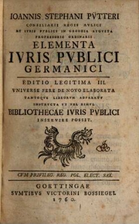Elementa iuris publici germanici