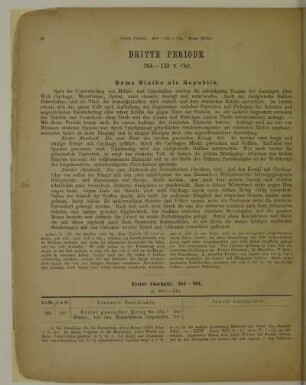 Dritte Periode. 264-133 v. Chr.