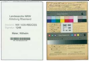 Entnazifizierung Wilhelm Meier , geb. 21.05.1901 (Bergmann)