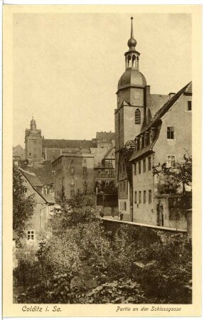 Colditz. Schlossgasse