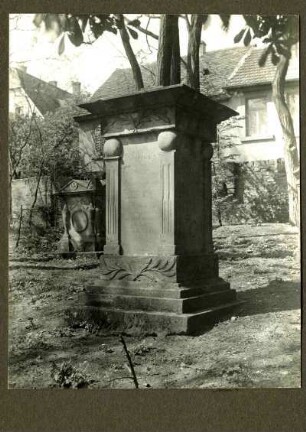 alter Friedhof, Grabstein des Joh. Jacob Kalbfuß, 1793