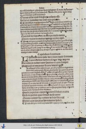 Capitulum secundum.