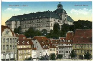 Weißenfels. Markt und Schloss