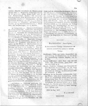 Buchhändler-Anzeigen.