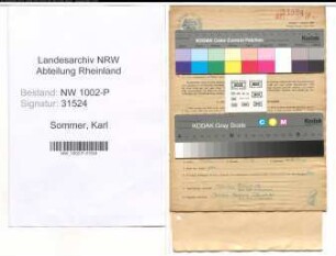 Entnazifizierung Karl Sommer , geb. 22.09.1912 (Polizeibeamter)