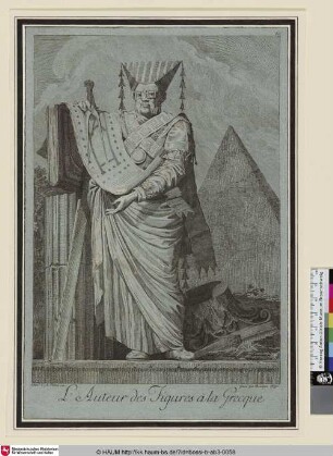 L'Auteur des Figures a la Grecque [Selbstbildnis von E.A. Petitots]