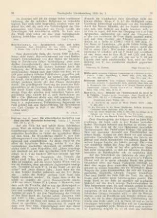 31 [Rezension] Bartholomae, Chr., Zarathustra‘s Leben und Lehre. Akademische Rede