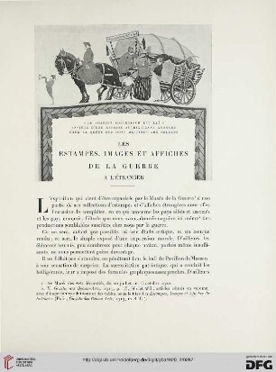 5. Pér. 2.1920: Les estampes, images et affiches de la guerre à l'étranger