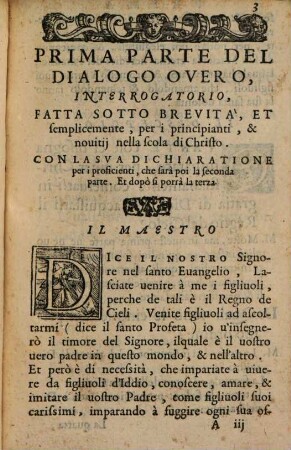 Modo breve et facile, utile et necessario, in forma di dialogo d'ammaestrare i figlioli mascoli et femine