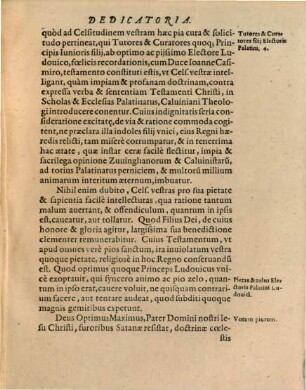 Confutatio disputationis Ioannis Iacobi Grynaei de coena Domini : Heidelbergae IIII. Aprilis 1584 propositae
