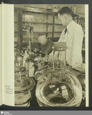 Bei der Forschungsarbeit des Chemikers