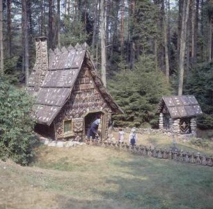 Verden (Aller). Freizeitpark (Magic Park Verden). Märchenwald. Märchenhaus aus dem Märchen Hänsel und Gretel der Brüder Grimm