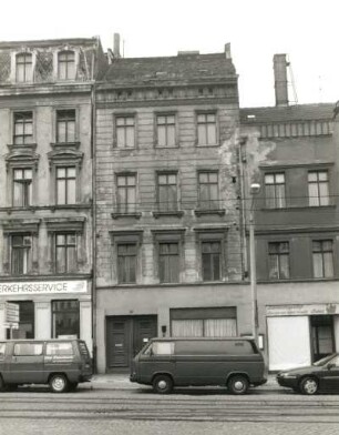 Görlitz-Altstadt, Demianiplatz 17 und 18. Wohnhaus mit Laden (um 1870)