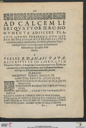 Ad calcem libri quatuor haec monumenta adiicere placuit […]