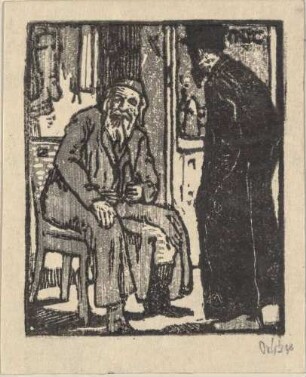 Aus Grodek - Blatt 30 der Mappe "Kleine Holzschnitte"