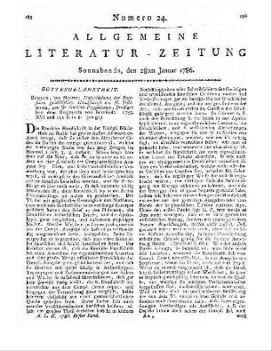 Pappelbaum, G. G.: Untersuchung der Rauischen griechischen Handschrift des Neuen Testaments. Berlin: Maurer 1785