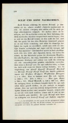 Sceáf Und Seine Nachkommen.