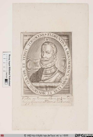 Bildnis Floris van Montmorency Montigny, baron van