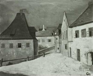 Straße in Chemnitz (Karl-Marx-Stadt)