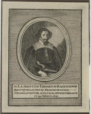 Bildnis des Laurentius Erhardus