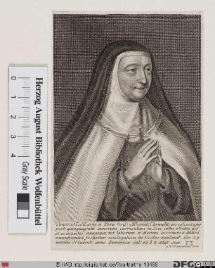 Bildnis Ehrw. Maria a Jesu (eig. Maria Lopez de Rivas)
