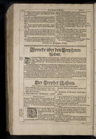Vorrede über den Propheten Nahum.