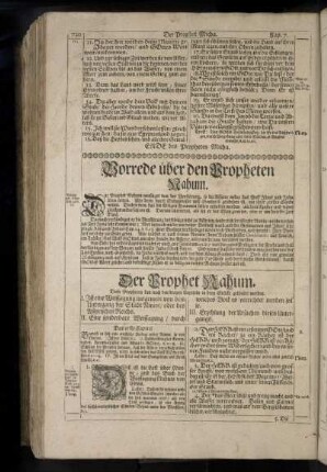 Vorrede über den Propheten Nahum.