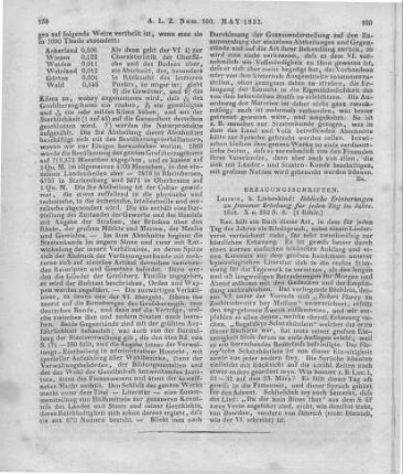 Biblische Erinnerungen zu frommer Erhebung für jeden Tag im Jahre 1831. Leipzig: Liebeskind 1831