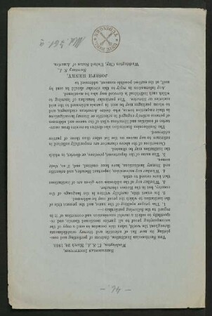 1-2, Smithsonian Institution, Washington, U.S.A., March 20, 1860...